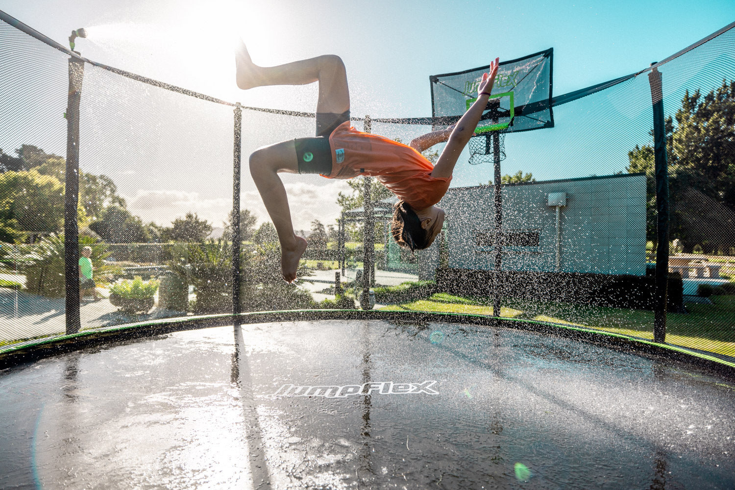 15ft Trampoline with Enclosure - HERO 15FT | Jumpflex™ USA